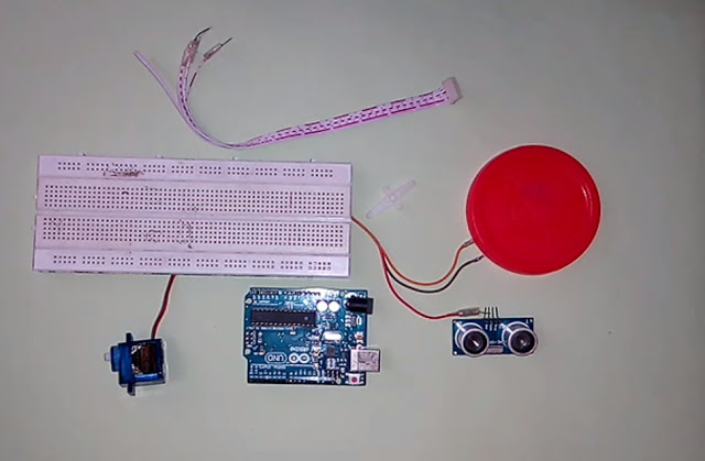 Servo hc-sr04,Arduino breadbod jumper wire