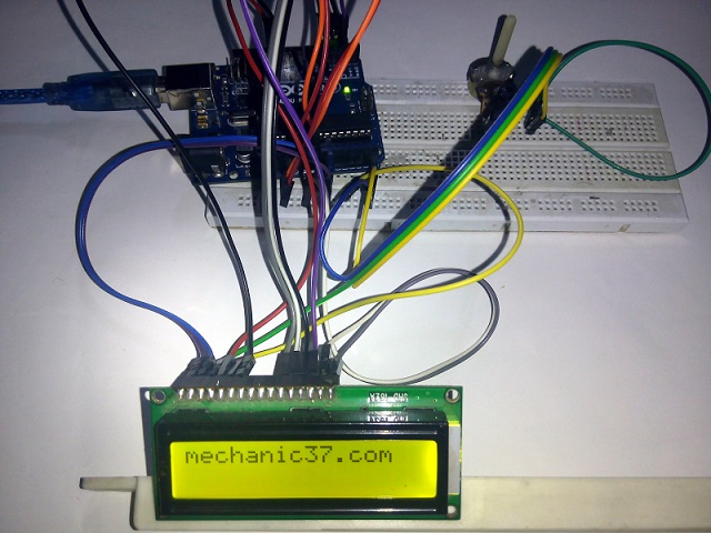 JHD162A Arduino Lcd Display क्या है इसके लिए circuit