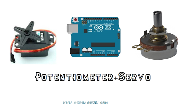servo and potentiometer potentiometer and servo