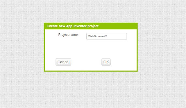Project name दें