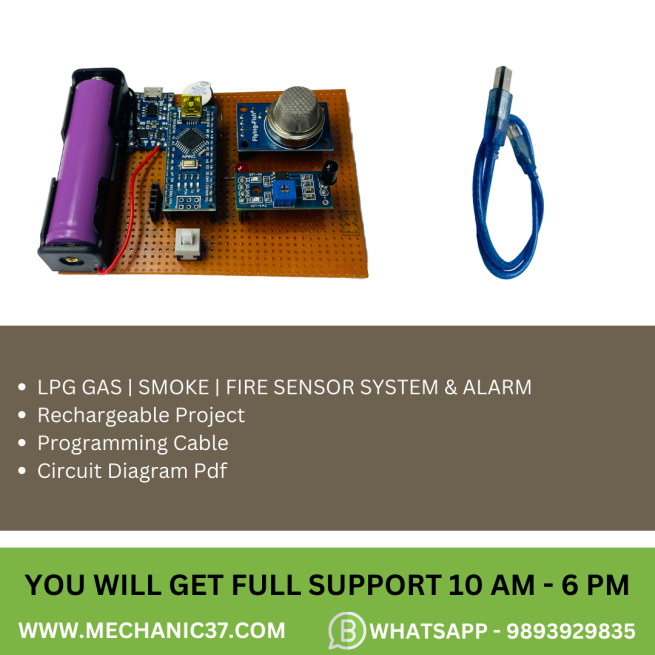 LPG, Smoke and Flame Detector Project For Engineering Exhibition - Image 4