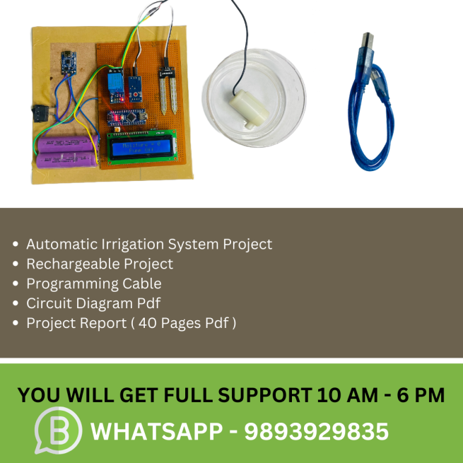 Automatic Irrigation System | Buy 2799 Rs Engineering Project - Image 4