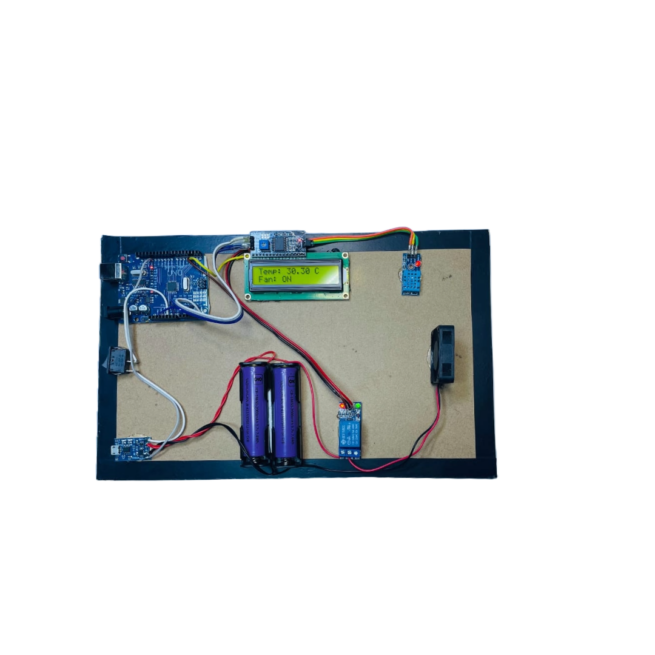 Automatic Temperature Controlled Fan With LCD Pre Build Project With Report PDF - Image 2