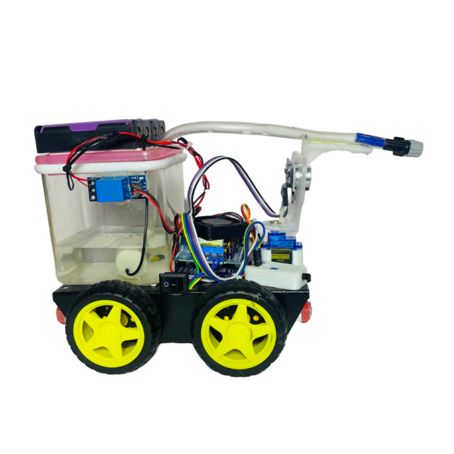 Obstacle Avoiding Fire Fighter Robot Using Arduino - Project With Report Pdf - Image 4