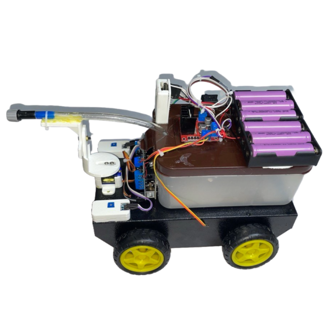 Fire Fighter Robot with Wi-Fi Camera Control System Project With Report