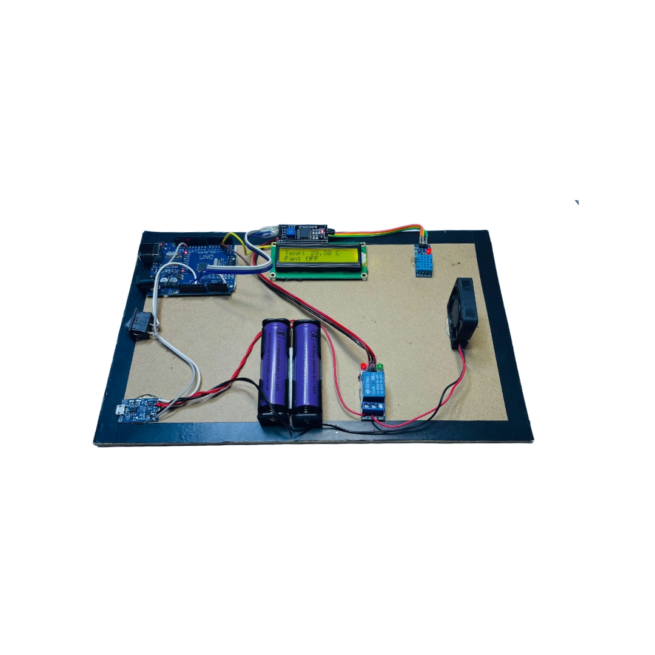 Automatic Temperature Controlled Fan With LCD Pre Build Project With Report PDF - Image 3