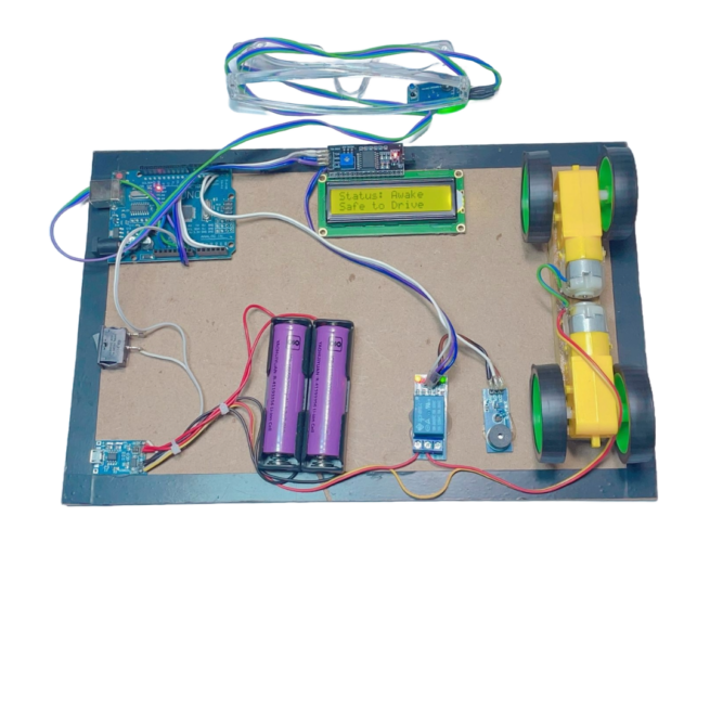 Antisleep Monitor Alarm With LCD Science Pre Build Project With Report Pdf - Image 2