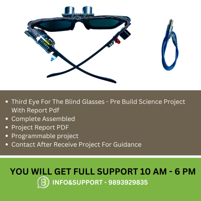 Third Eye For The Blind Glasses - Pre Build Science Project With Report Pdf - Image 5