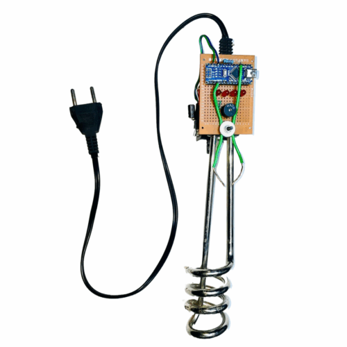 Immersion Rod Water Level Safety Alarm | Buzzer and LED Alert System | Protects Against Dry Heating | Science Project with Report