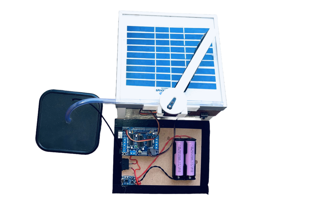 Automatic Solar Panel Cleaning System Engineering Project Model with ...